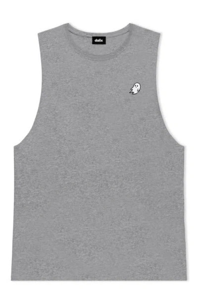 Dalix Ghost Lightweight Jersey Tank In Gray