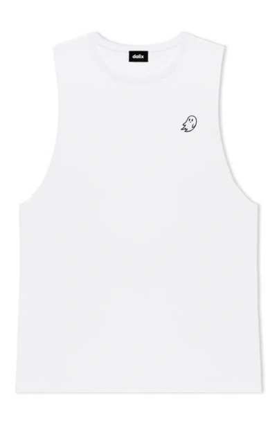 Dalix Ghost Lightweight Jersey Tank In White