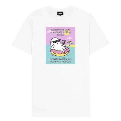 Dalix Ghost Mens Vacation Tee In White
