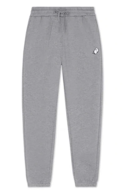 Dalix Ghost Midweight Fleece Regular Fit Track Pants In Gray