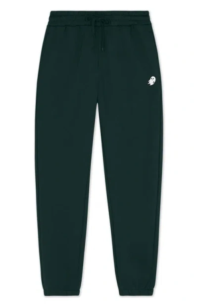 Dalix Ghost Midweight Fleece Regular Fit Track Pants In Green