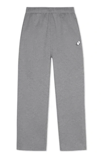 Dalix Ghost Midweight Fleece Relaxed Track Pants In Gray