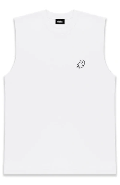 Dalix Ghost Midweight Jersey Tank In White
