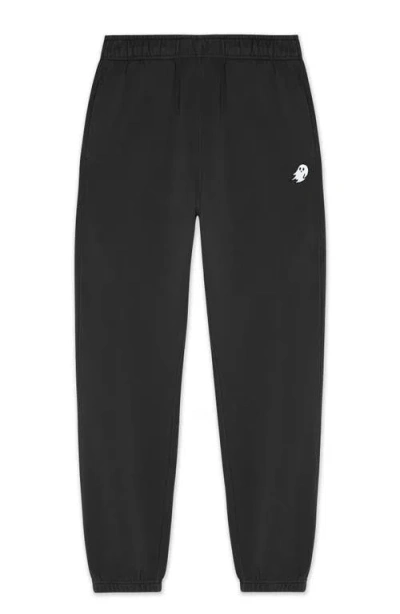 Dalix Ghost Midweight Relaxed Faded Track Pant In Black