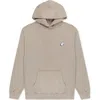 Dalix Ghost Relaxed Midweight Faded Fleece Hoodie In Gray
