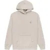 Dalix Ghost Relaxed Midweight Faded Fleece Hoodie In Neutral