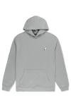 Dalix Ghost Relaxed Midweight Fleece Pullover Hoodie In Gray