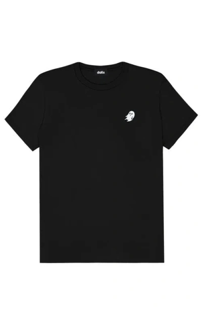 Dalix Ghost Womens Relaxed Tee In Black