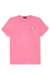 Dalix Ghost Womens Relaxed Tee In Charity Pink