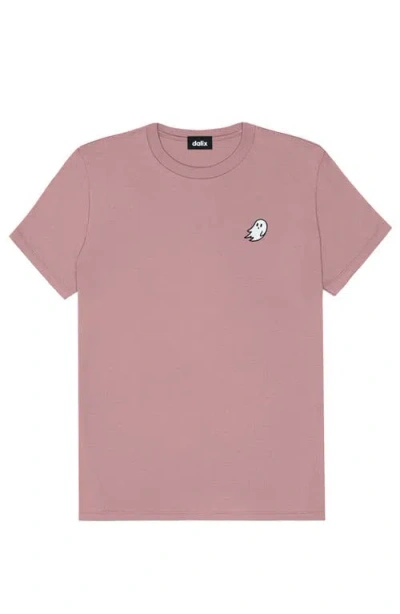 Dalix Ghost Womens Relaxed Tee In Orchid Purple