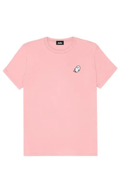 Dalix Ghost Womens Relaxed Tee In Pink