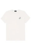 Dalix Ghost Womens Relaxed Tee In Vintage White