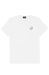 Dalix Womens Ghost Mode Jersey Relaxed Tee In White