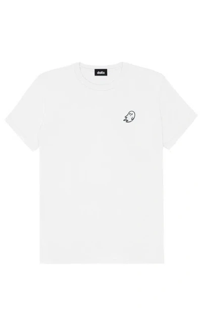 Dalix Ghost Womens Relaxed Tee In White