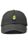 Dalix Gnome Embroidered Dad Hat In Gray