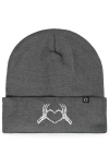 Dalix Heart Of Bones Beanie In Baby Blue
