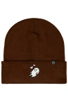 Dalix Heartly Ghost Beanie In Brown