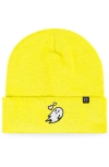 Dalix Heartly Ghost Beanie In Neon Yellow