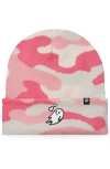 Dalix Heartly Ghost Beanie In Pink Camo