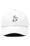 DALIX DALIX HEARTLY GHOST EMBROIDERED CAP
