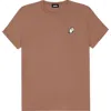 Dalix Heartly Ghost Tee In Chestnut