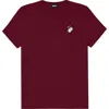 Dalix Heartly Ghost Tee In Maroon