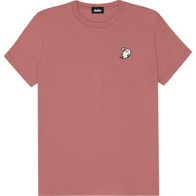 Dalix Heartly Ghost Tee In Mauve
