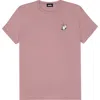 Dalix Heartly Ghost Tee In Orchid Purple