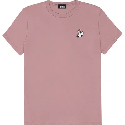Dalix Heartly Ghost Tee In Orchid Purple