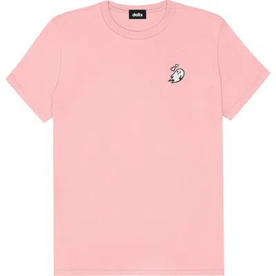 Dalix Heartly Ghost Tee In Pink