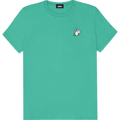 Dalix Heartly Ghost Tee In Teal