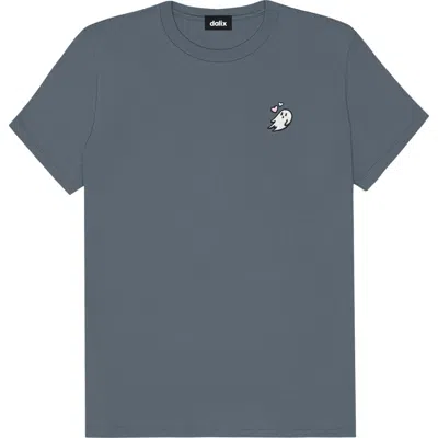 Dalix Heartly Ghost Tee In Vintage Navy