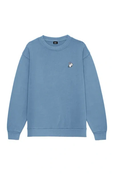 Dalix Heartly Ghost Womens Heavyweight Relaxed Sweatshirt