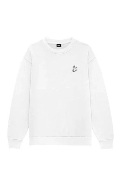 Dalix Heartly Ghost Womens Heavyweight Relaxed Sweatshirt