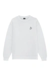 Dalix Heartly Ghost Womens Heavyweight Relaxed Sweatshirt