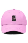 Dalix Hippo Embroidered Adjustable Hat In Light Pink