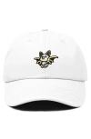 Dalix Honduran Bat Embroidered Dad Hat In White