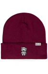 Dalix Ice Bear Beanie In Maroon