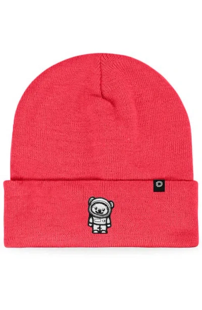 Dalix Ice Bear Beanie In Neon Pink