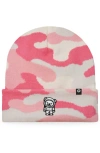 Dalix Ice Bear Beanie In Pink Camo