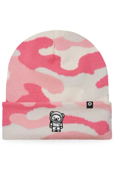 Dalix Ice Bear Beanie In Pink Camo