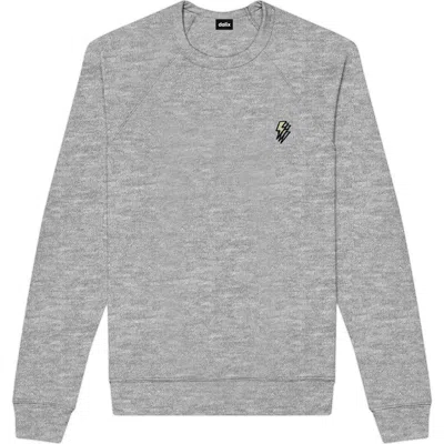 Dalix Lightning Fleece Sweatshirt In Athletic Heather