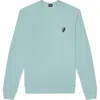 Dalix Lightning Fleece Sweatshirt In Heather Blue Lagoon