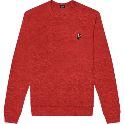 Dalix Lightning Fleece Sweatshirt In Heather Red