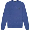 Dalix Lightning Fleece Sweatshirt In Heather True Royal