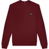 Dalix Lightning Fleece Sweatshirt In Maroon