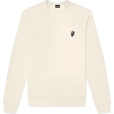 Dalix Lightning Fleece Sweatshirt In Natural
