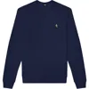 Dalix Lightning Fleece Sweatshirt In Navy Blue