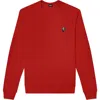 Dalix Lightning Fleece Sweatshirt In Red