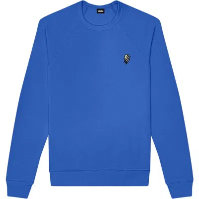 Dalix Lightning Fleece Sweatshirt In True Royal